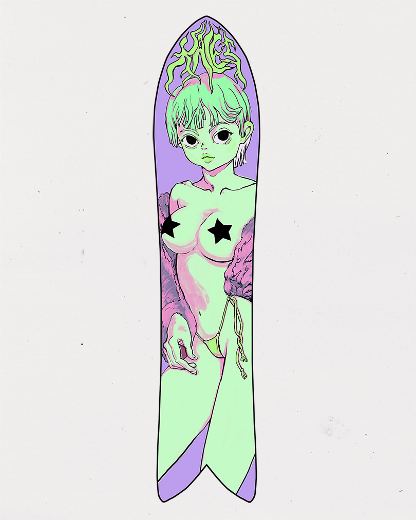 Storm chaser snowboard shape design — image 2