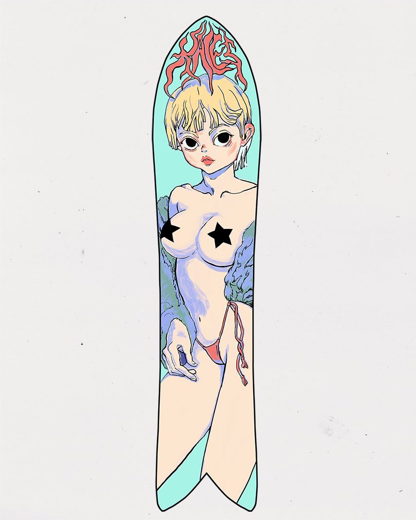 Storm chaser snowboard shape design — image 1