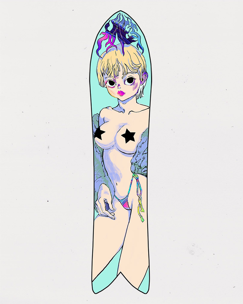 Storm chaser snowboard shape design — image 3